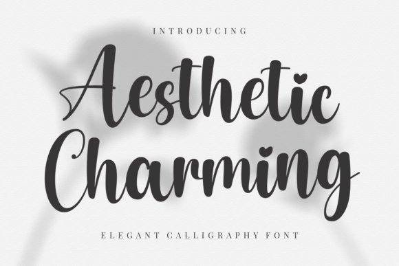 Aesthetic Charming: The Elegant Calligraphy Font for Sophisticated Campaigns