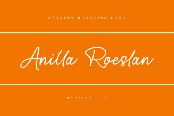 Anilla Roeslan: The Modern Script Typeface for Scroll-Stopping Campaigns