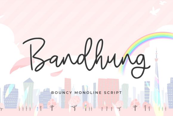 Bandhung: The Handwritten Typeface That Transforms Small Business Branding