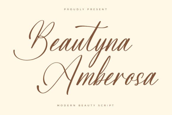Beautyna Amberosa: The Luxury Script Font for Elevated Brand Identity