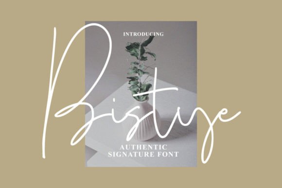 Bistye: The Handmade Script Font for Authentic Brand Identity