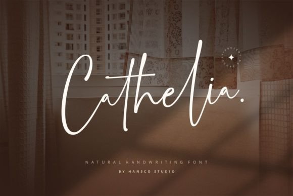 Cathelia Font: The Perfect Handwritten Typeface for Makers