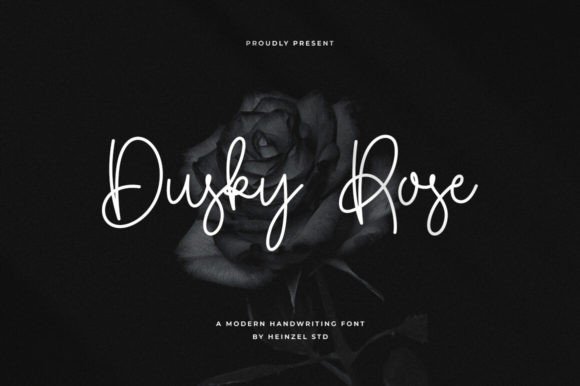 Dusky Rose: The Elegant Script Font for Scroll-Stopping Visuals