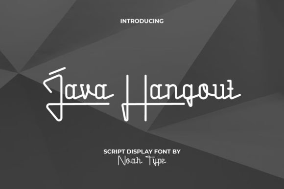 Java Hangout: The Perfect Script Font for Modern Web Design