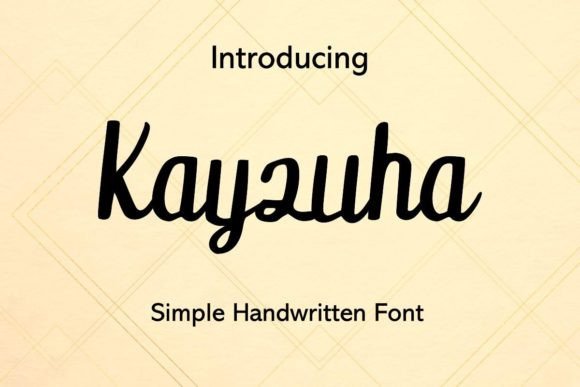 Kayzuha: A Modern Handwritten Font for Polished Web Design