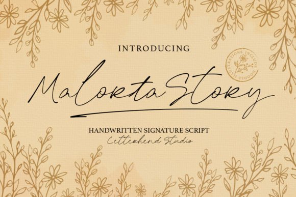 Malorta Story Typeface Review: Effortless Femininity for Brand Identity