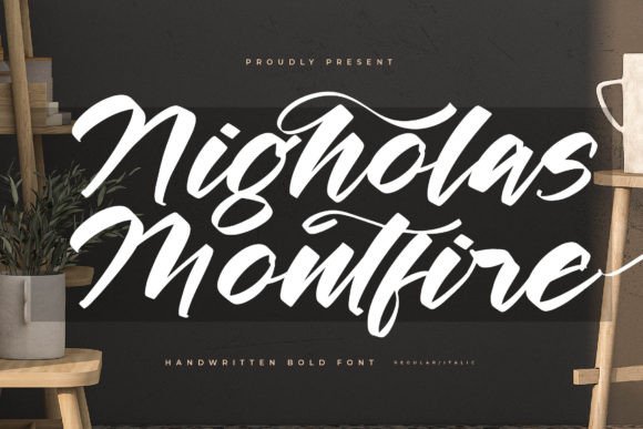 Nigholas Montfire: Elevating Digital Brand Identity with Luxury Script Typography