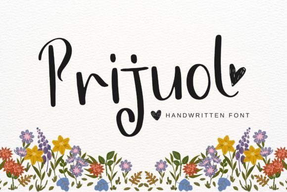 Prijuol Typeface: A Web Designer’s Take on Playful Digital Typography