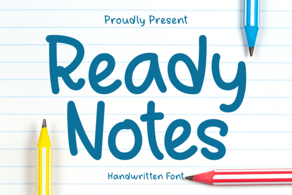 Ready Notes: A Handwritten Typeface for Modern Editorial Design