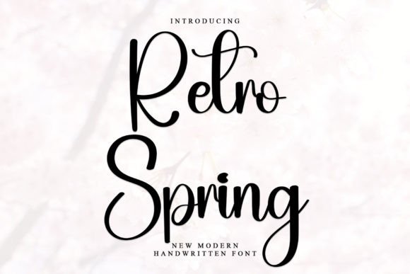 Retro Spring Typeface: Elevate Your Brand’s Visual Voice