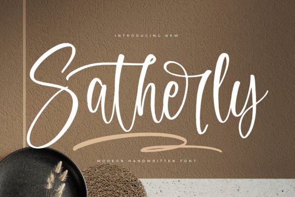 Satherly: The Luxury Script Font for Handmade Branding