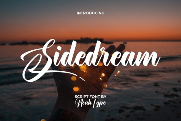 Sidedream: The Elegant Script Font for Modern Editorial Design