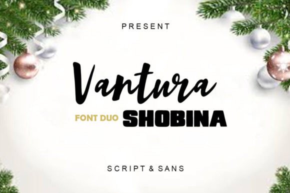 Vantura Shobina: A Handwritten Typeface for Modern Web Design