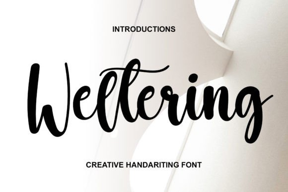 Weltering: A Modern Handwritten Typeface for Digital Branding